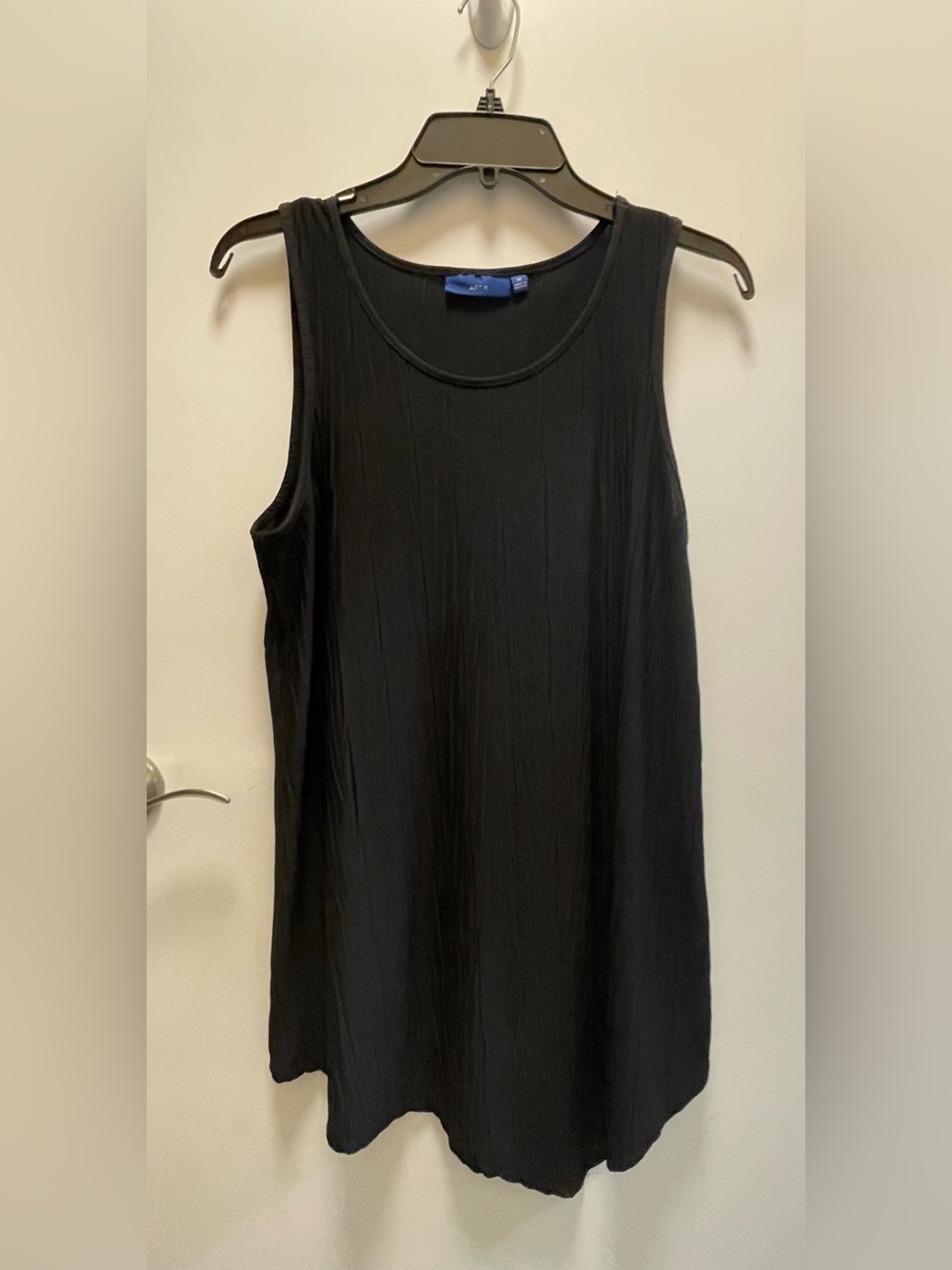 Apt. 9 Black Ribbed Sleeveless Tank